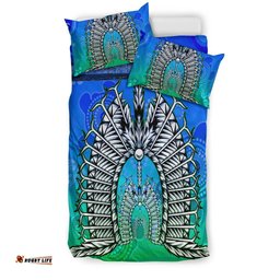 Bedding Set - Turtle Background With Dhari Mask