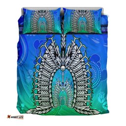 Bedding Set - Turtle Background With Dhari Mask