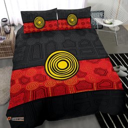 Aboriginal Bedding Set - Aussie Indigenous Flag