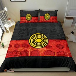 Aboriginal Bedding Set - Aussie Indigenous Flag