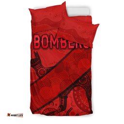 Essendon Bedding Set Indigenous Bombers - Red