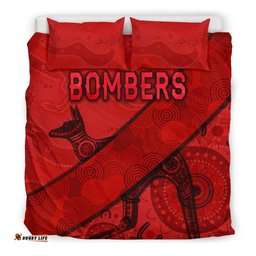 Essendon Bedding Set Indigenous Bombers - Red