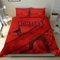 Essendon Bedding Set Indigenous Bombers - Red