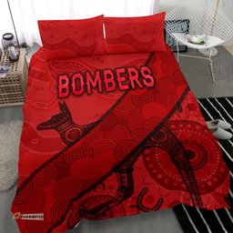 Essendon Bedding Set Indigenous Bombers - Red