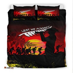 VibeHoodie Bedding Set - Anzac Lest We Forget Sun Bedding Set