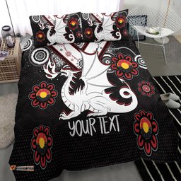 Australia Illawarra and St George Naidoc Bedding Set - Custom For Our Elders Boomerangs Bedding Set