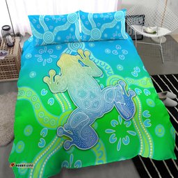 Aboriginal Frog Bedding Set Indigenous Simple Vibes