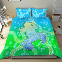 Aboriginal Frog Bedding Set Indigenous Simple Vibes