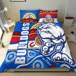 Western Bulldogs Aboriginal Football Bedding Set Dogs Style