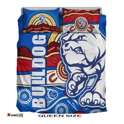 Western Bulldogs Aboriginal Football Bedding Set Dogs Style