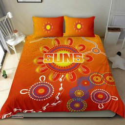 Naidoc Suns Bedding Set Gold Coast Indigenous Style