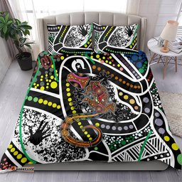 Aboriginal Lizzard Pattern Dot Art Bedding Set TS04