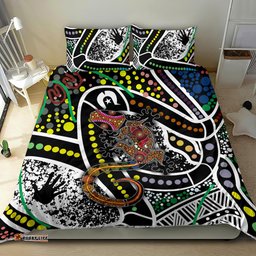 Aboriginal Lizzard Pattern Dot Art Bedding Set TS04