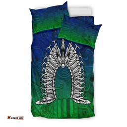 Torres Strait Islander Bedding Set - Dhari Mask