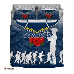 North Queensland Cowboys Anzac Day Camo Bedding Set -