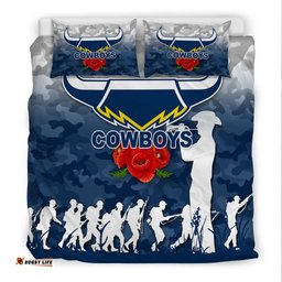 North Queensland Cowboys Anzac Day Camo Bedding Set -