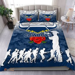 North Queensland Cowboys Anzac Day Camo Bedding Set -