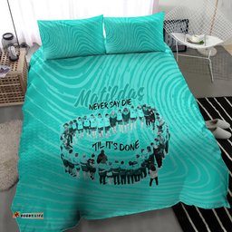 Matildas Til Its Done Custom Bedding Set Australia Womens Soccer Turquoise Style