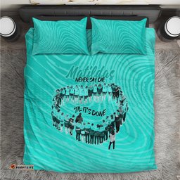 Matildas Til Its Done Custom Bedding Set Australia Womens Soccer Turquoise Style