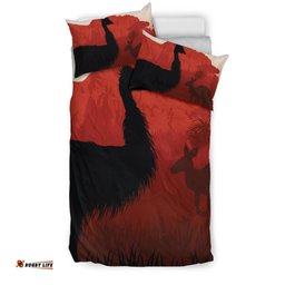 Bedding Set - Australian Nature with Emu and Kangaroo