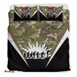 VibeHoodie Bedding Set - Anzac Day Their Name Liveth For Evermore Bedding Set