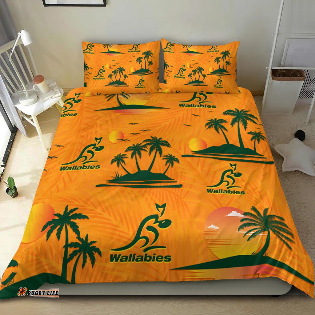 Wallabies Australian Rugby Bedding Set Hawaii Style