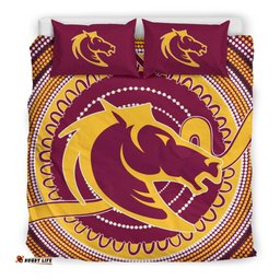 Brisbane Bedding Set Broncos Aboriginal