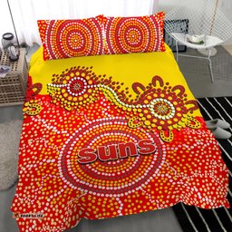 Gold Coast Bedding Set Suns Aboriginal