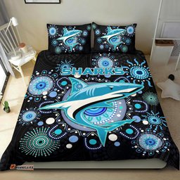Cronulla Bedding Set Sharks Indigenous