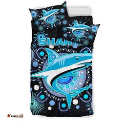 Cronulla Bedding Set Sharks Indigenous