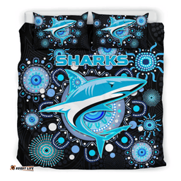 Cronulla Bedding Set Sharks Indigenous