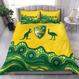 Australia Cricket Aboriginal Pattern Bedding Set -