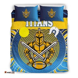 Naidoc Titans Bedding Set Gold Coast Indigenous