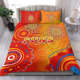 Suns Bedding Set Sun Indigenous Gold Coast