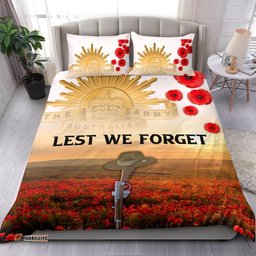 Anzac Day Bedding Set - We Will Remember Them