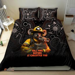Paws For Australia Bedding Set Bushfire Awareness Indigenous Aboriginal