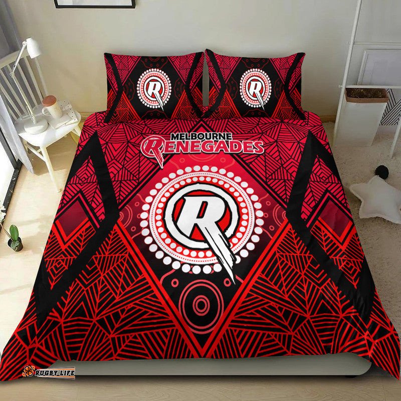 Melbourne Renegades Indigenous Aboriginal Cricket Bedding Set