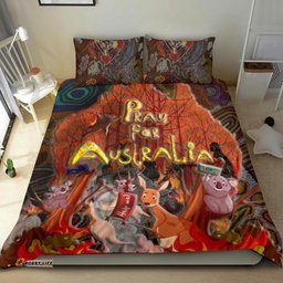 Pray For Australia Bedding Set - Aboriginal Pattern - Love Australia