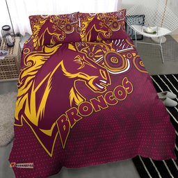 Broncos Rugby Bedding Set - Custom Super Indigenous Broncos Bedding Set RLT13