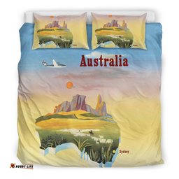Bedding Sets - Australia Map Bed Poster Map Australia Sets