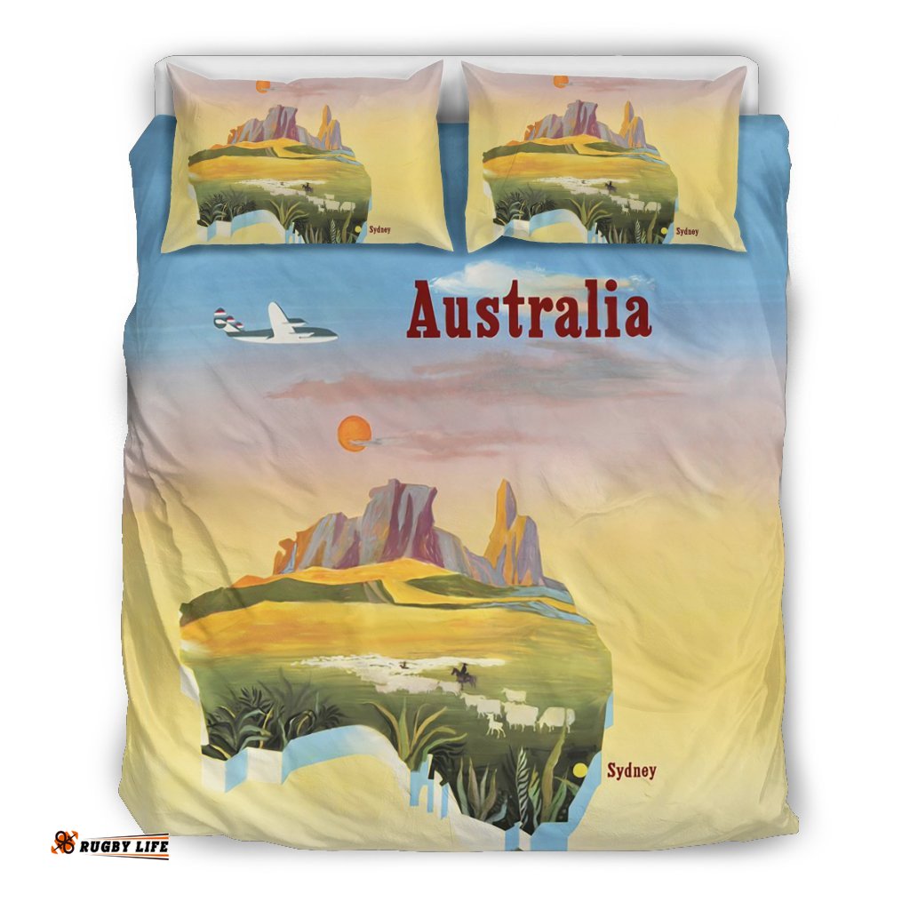 Bedding Sets - Australia Map Bed Poster Map Australia Sets