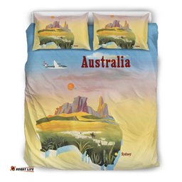 Bedding Sets - Australia Map Bed Poster Map Australia Sets