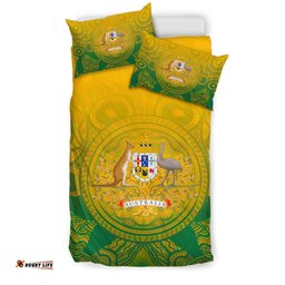 Aboriginal Bedding Set, Australia Rugby and Coat Of Arms