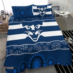 Cats Indigenous Bedding Set Football Geelong