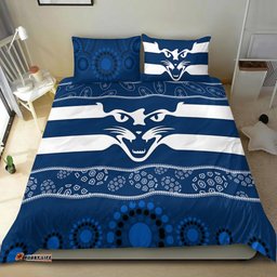 Cats Indigenous Bedding Set Football Geelong
