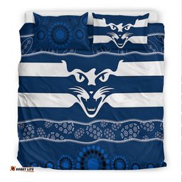 Cats Indigenous Bedding Set Football Geelong