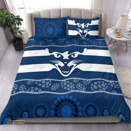 Cats Indigenous Bedding Set Football Geelong