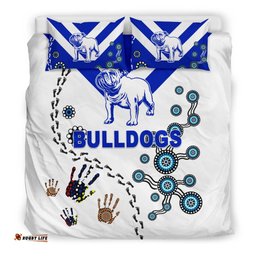 Canterbury-Bankstown Bulldogs Bedding Set Indigenous