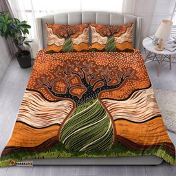 Aboriginal Bedding Set - Indigenous Tree