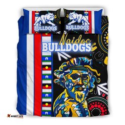 Western Football Bulldogs Bedding Set Naidoc Week Indigenous